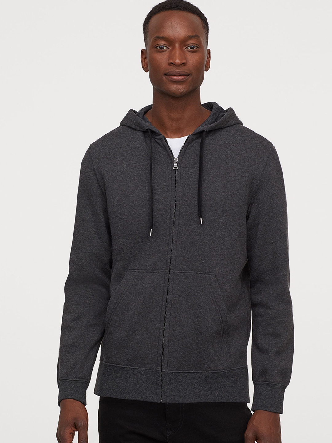 H&m mens grey hoodie
