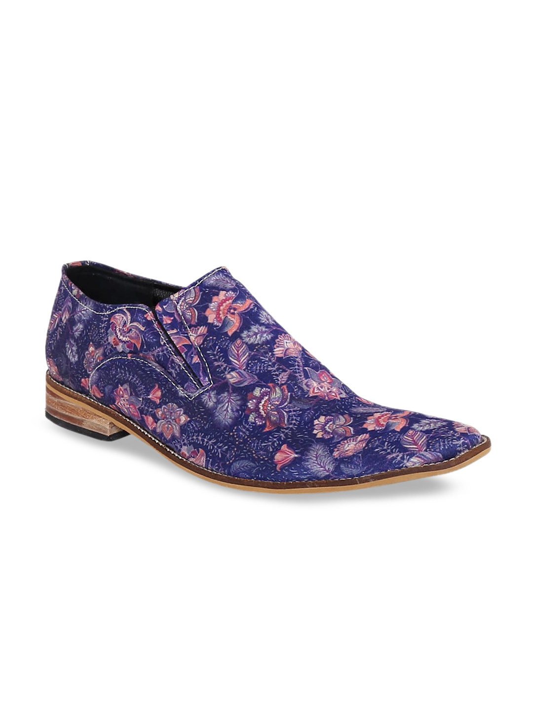 Purple Tie Dye Men's Slip On Sneakers main image 0