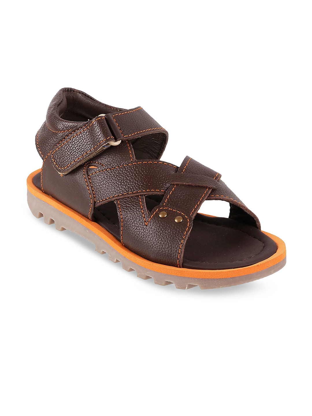 Buy Metro Boys Brown Sandals Sandals for Boys 12726616 Myntra