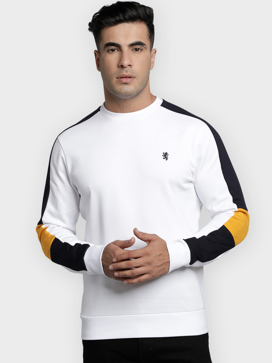 Buy Red Tape Men White Solid Sweatshirt Sweatshirts for Men 12731522