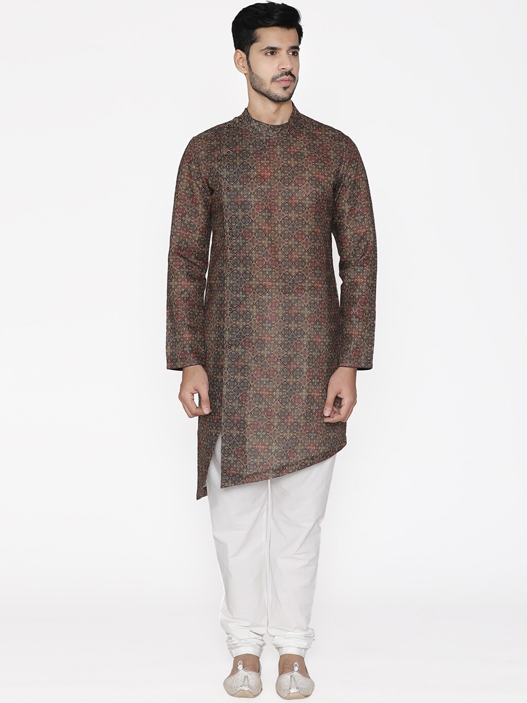 manyavar brown kurta