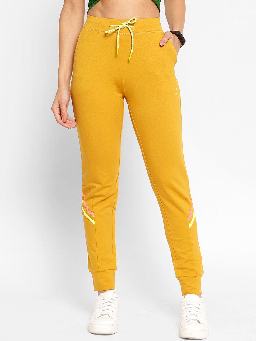 pastel yellow joggers