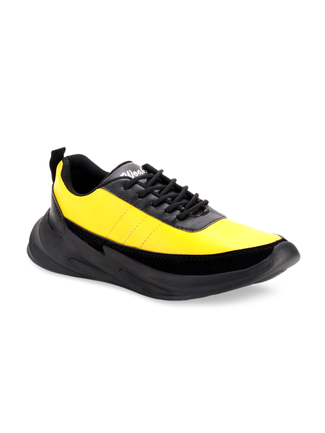 Buy Woakers Men Yellow & Black Running Shoes Sports Shoes for Men 12747048 Myntra
