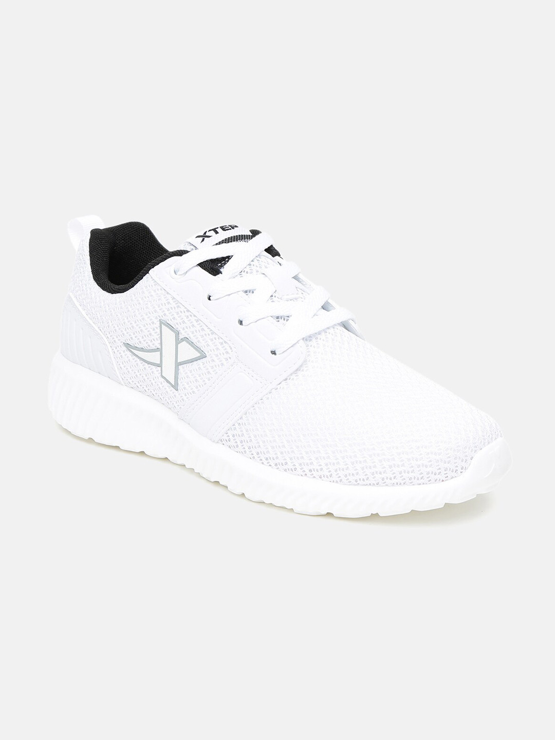 xtep white solid basketball shoes