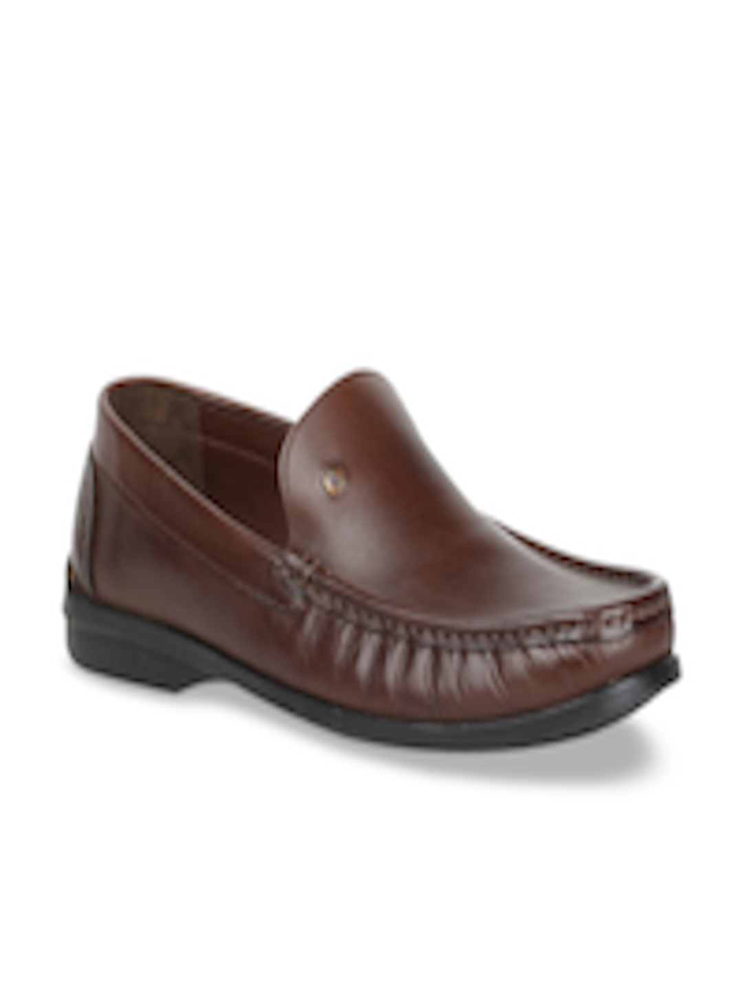 Buy Hush Puppies Men Brown Solid Loafers - Casual Shoes for Men ...