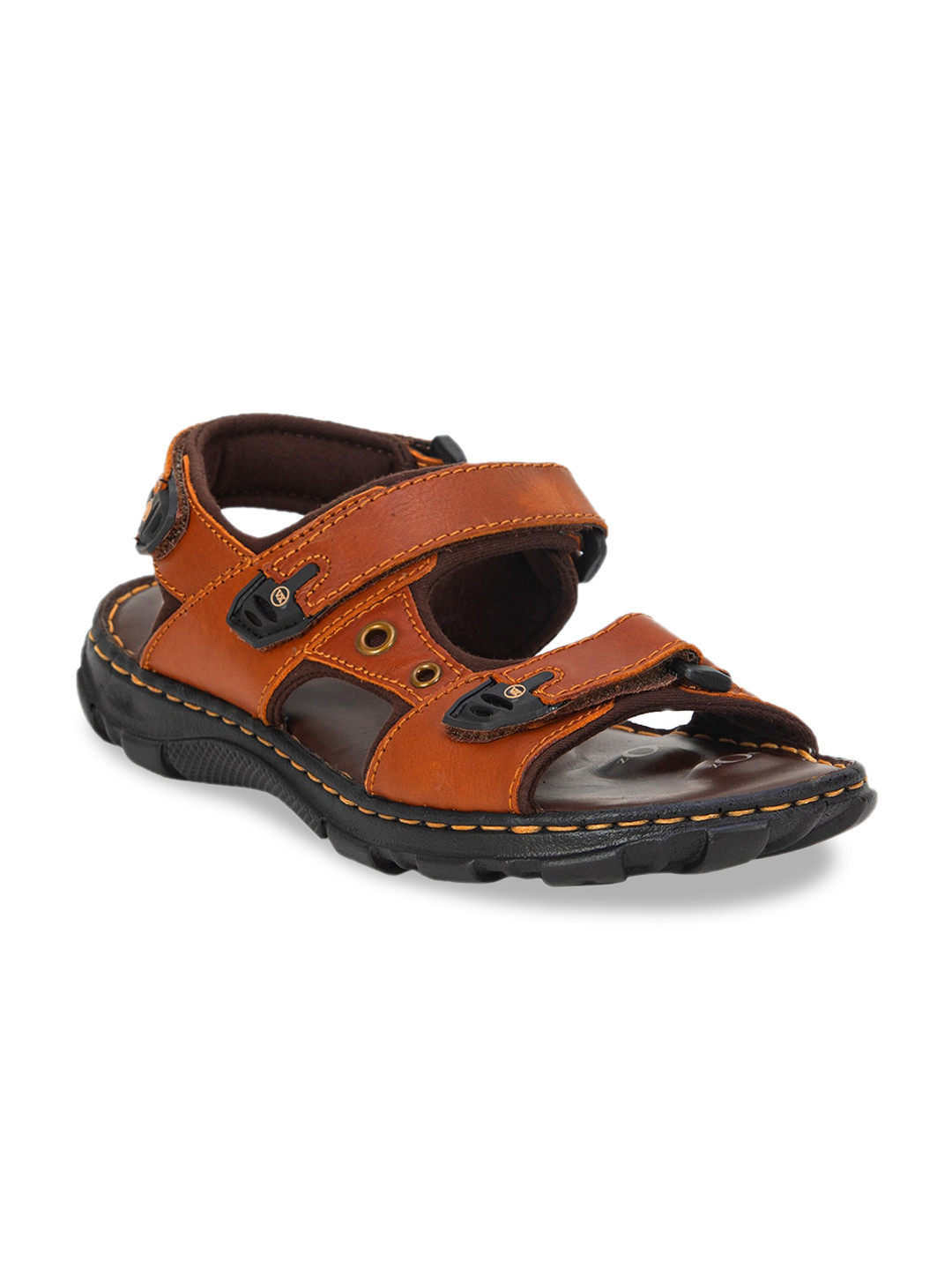 Buy VON WELLX GERMANY Men Tan Sandals - Sandals for Men 12762444 | Myntra