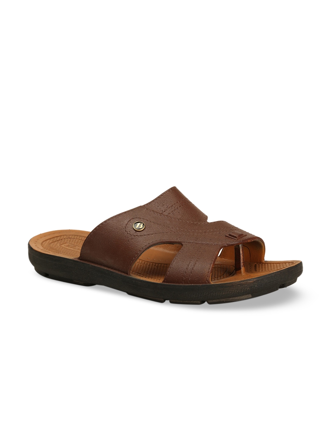 Buy Sandak By Bata Men Brown Comfort Sandals - Sandals for Men 12761894 ...