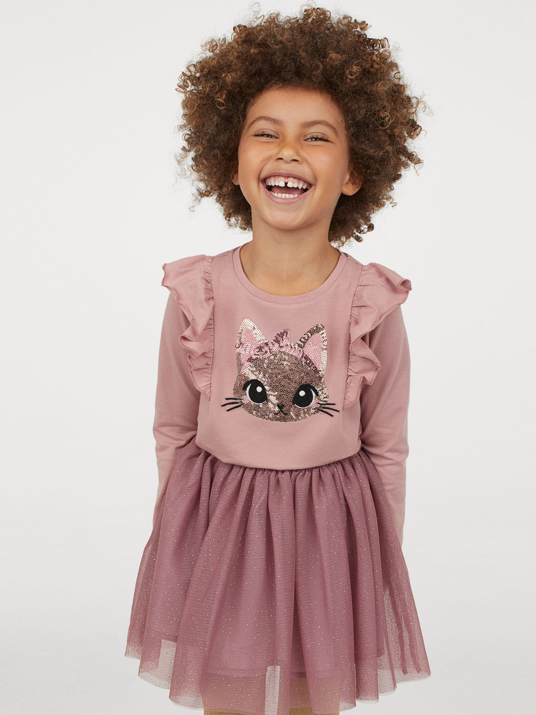 Buy H&M Girls Pink Embellished 2 Piece Set Clothing Set for Girls 12773066 Myntra