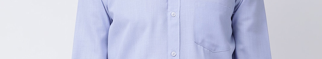 Buy GRACIT Men Blue Smart Slim Fit Solid Formal Shirt - Shirts for Men ...