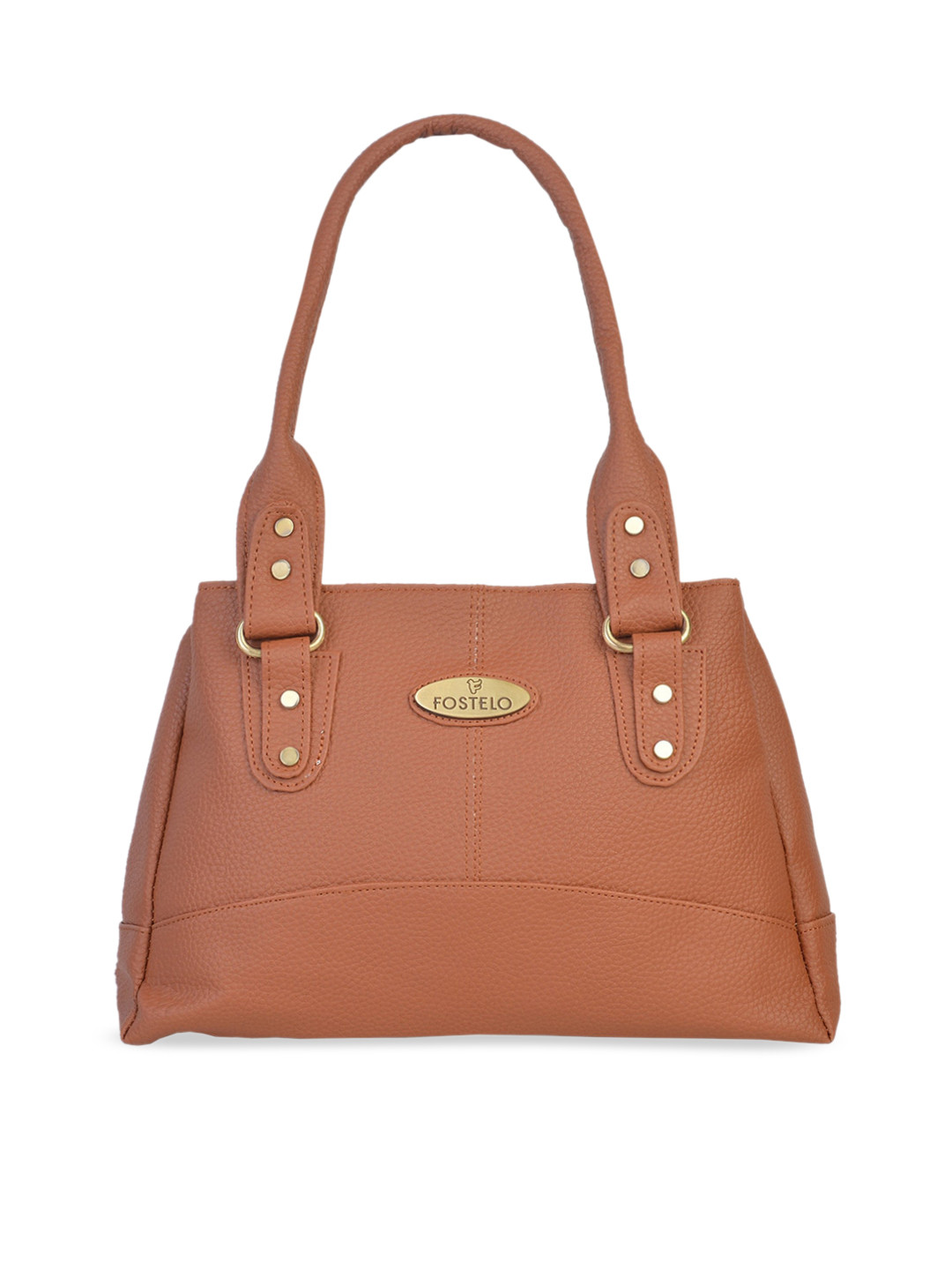 Buy Fostelo Tan Brown Solid Shoulder Bag Handbags for Women 12793492