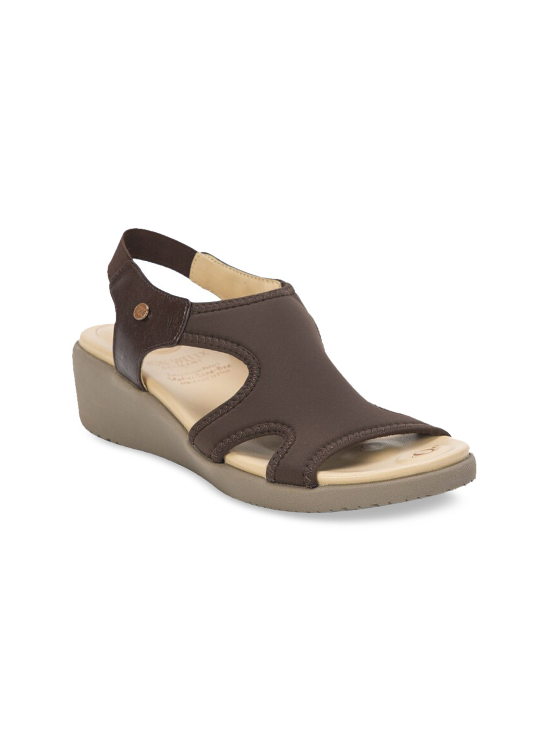 Buy VON WELLX GERMANY Women Brown Sandals - Sandals for Women 12807476 | Myntra