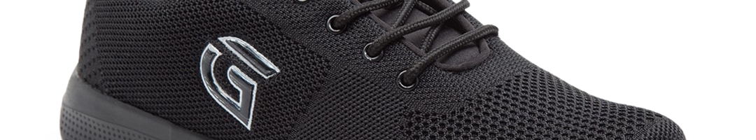 Buy Ganuchi Men Black Running Shoes - Sports Shoes for Men 12815254 ...