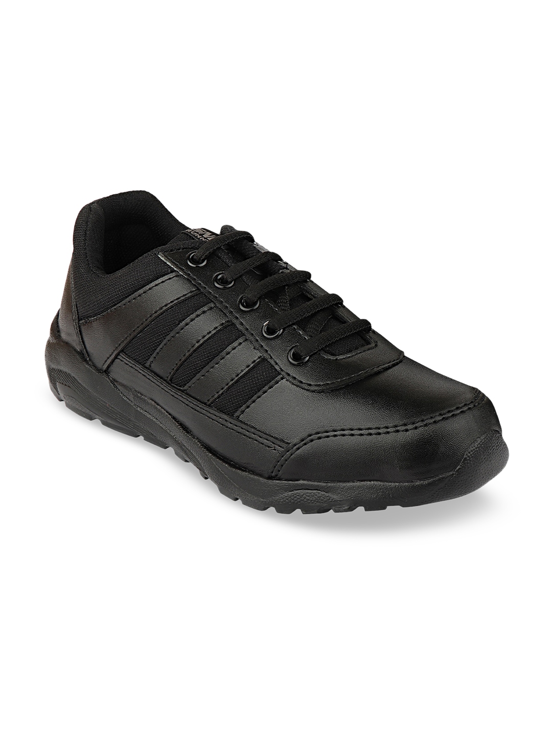 Buy Rex Men Black Solid Sneakers - Casual Shoes for Men 12821998 | Myntra