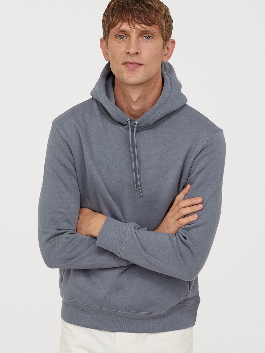 Buy H&M Men Blue Hooded Top Sweatshirts for Men 12823788 Myntra