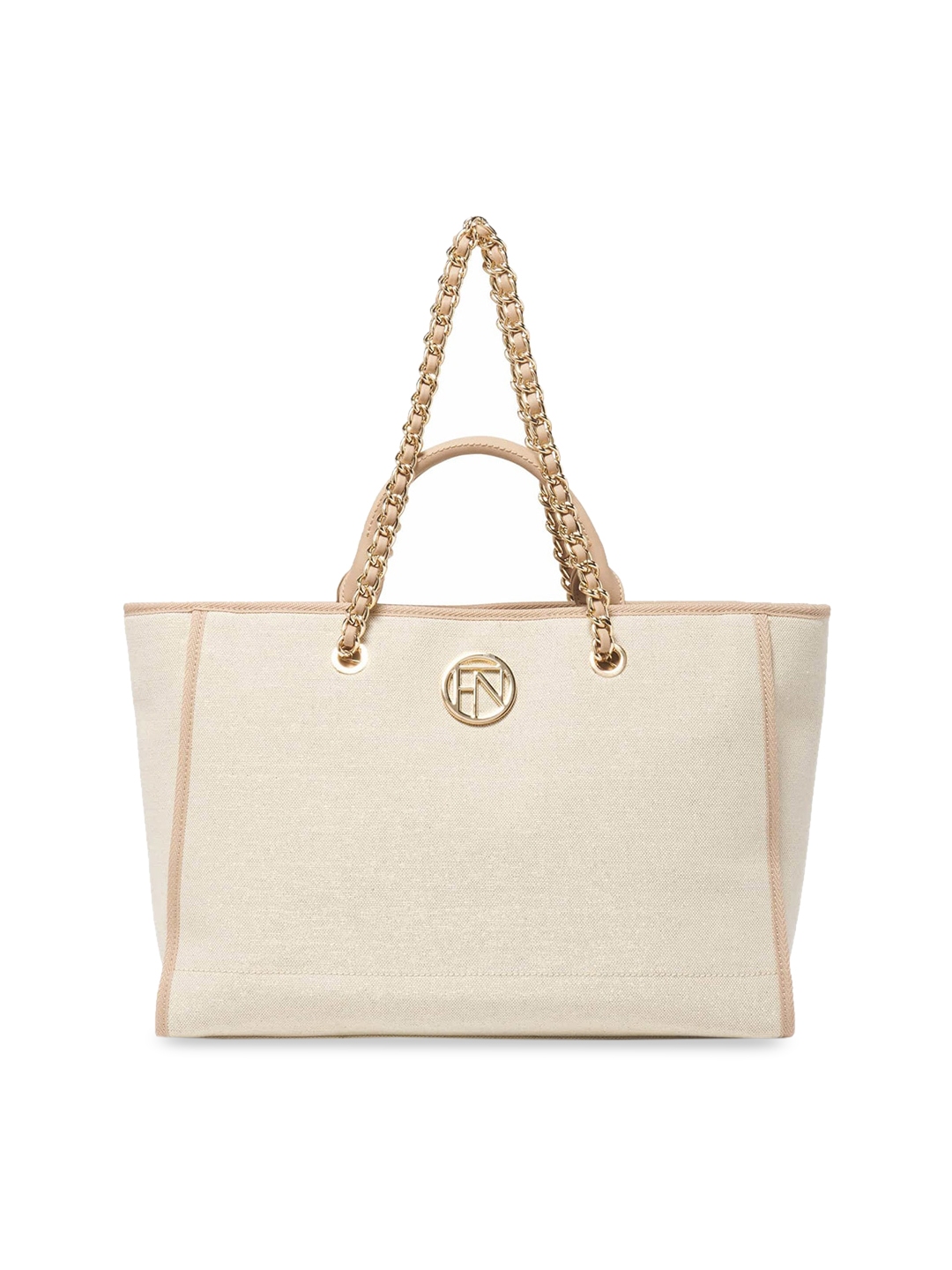 Buy Forever New Cream Coloured Solid Shoulder Bag - Handbags for Women ...