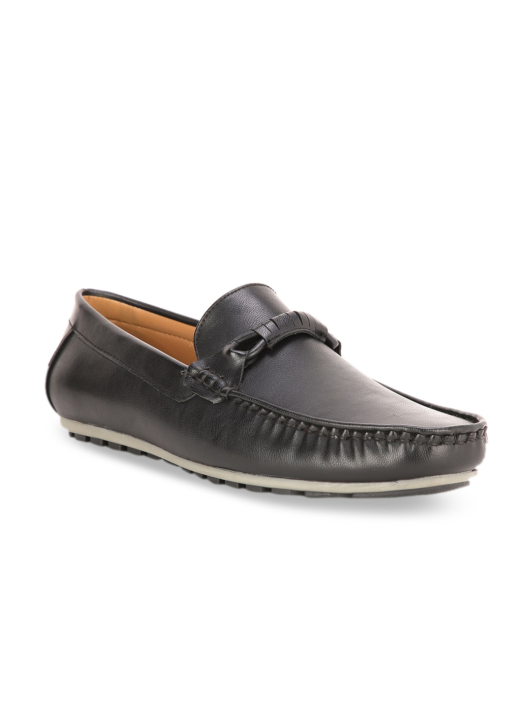 Buy CASOR Men Black Loafers - Casual Shoes for Men 12848388 | Myntra