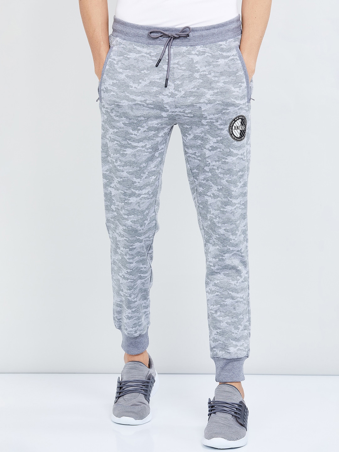 light grey camo joggers