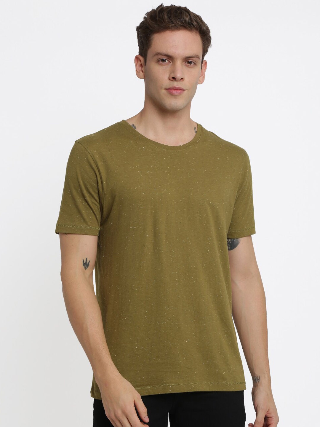 mens bright green jumper