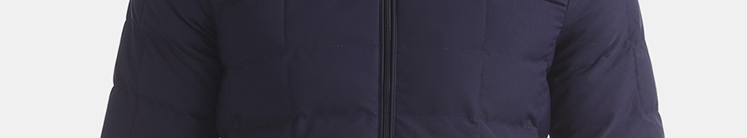 Buy Arrow Sport Men Blue Solid Padded Jacket - Jackets for Men 12856424 ...