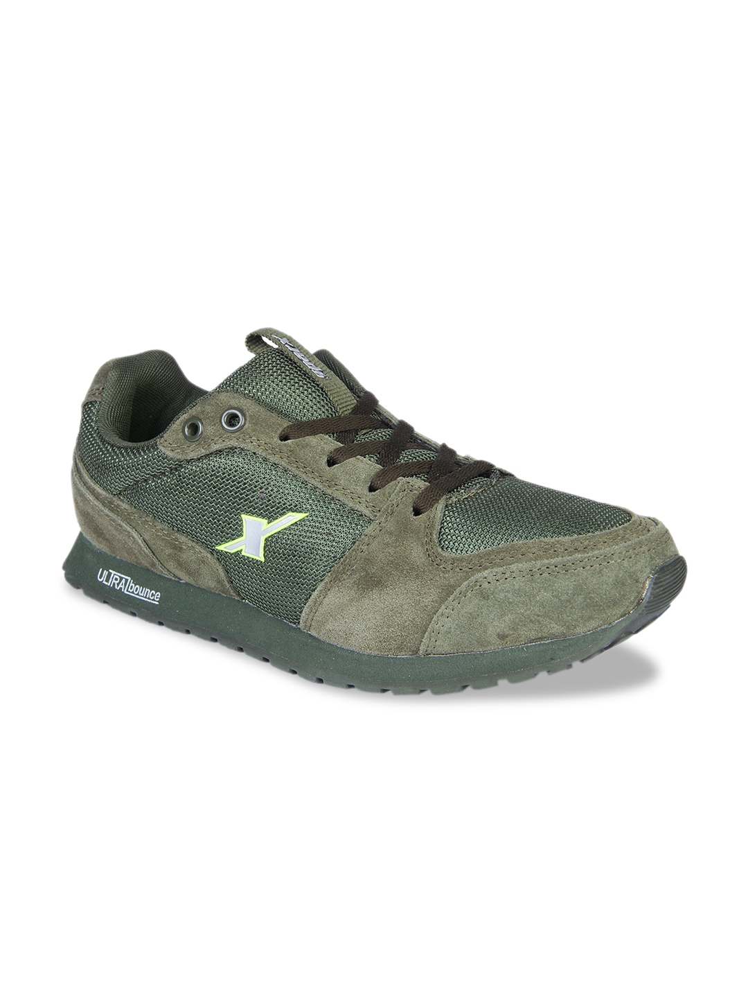 sparx olive green canvas shoes