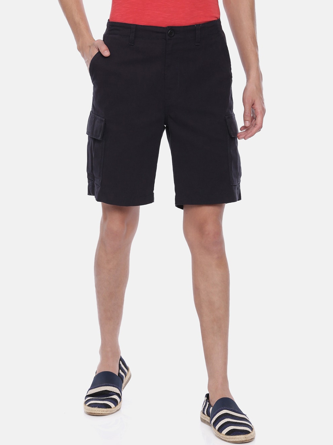 skinny fit cargo shorts