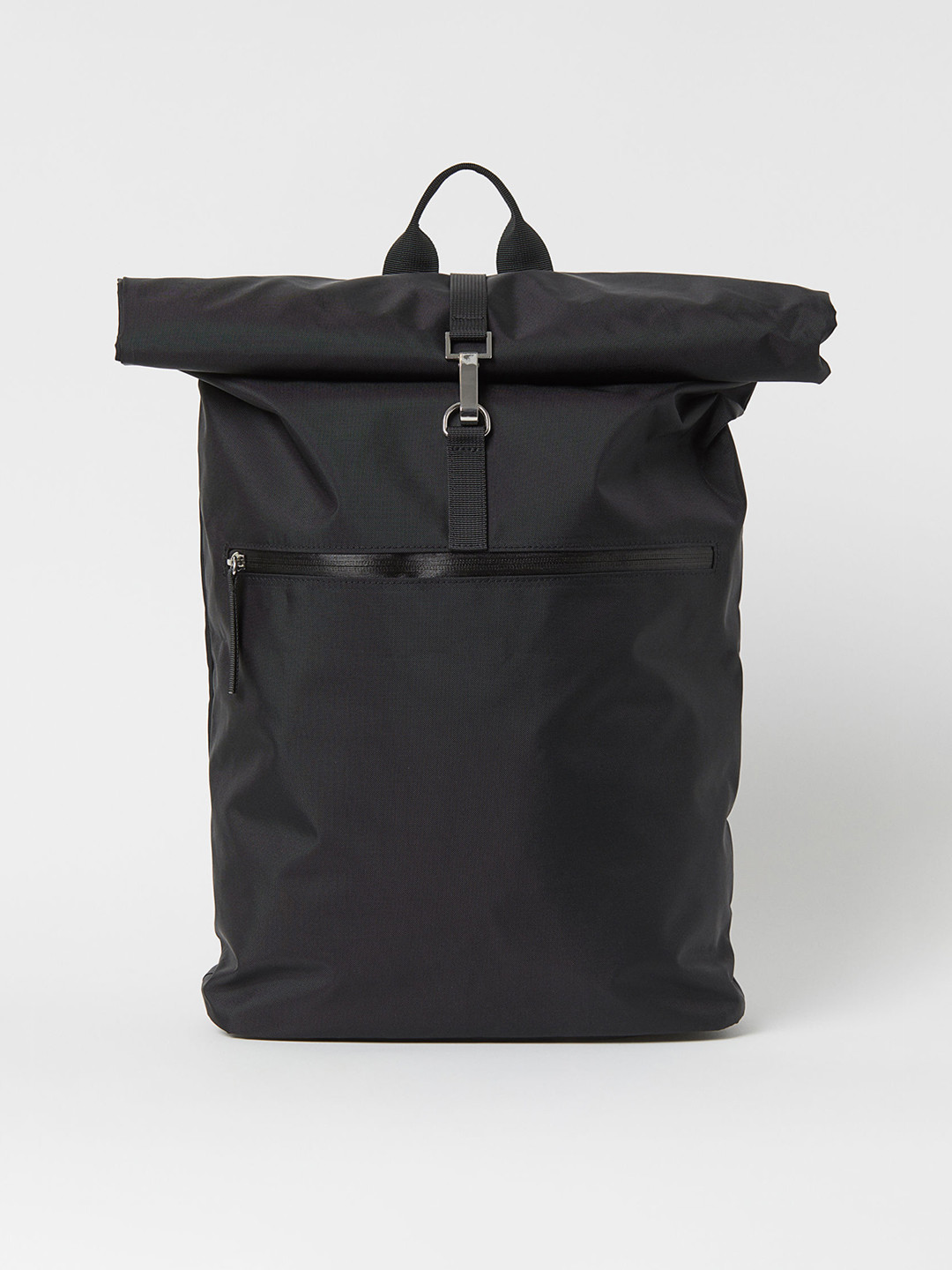 Buy H&M Women Black Roll Top Backpack Backpacks for Women 12674536 Myntra