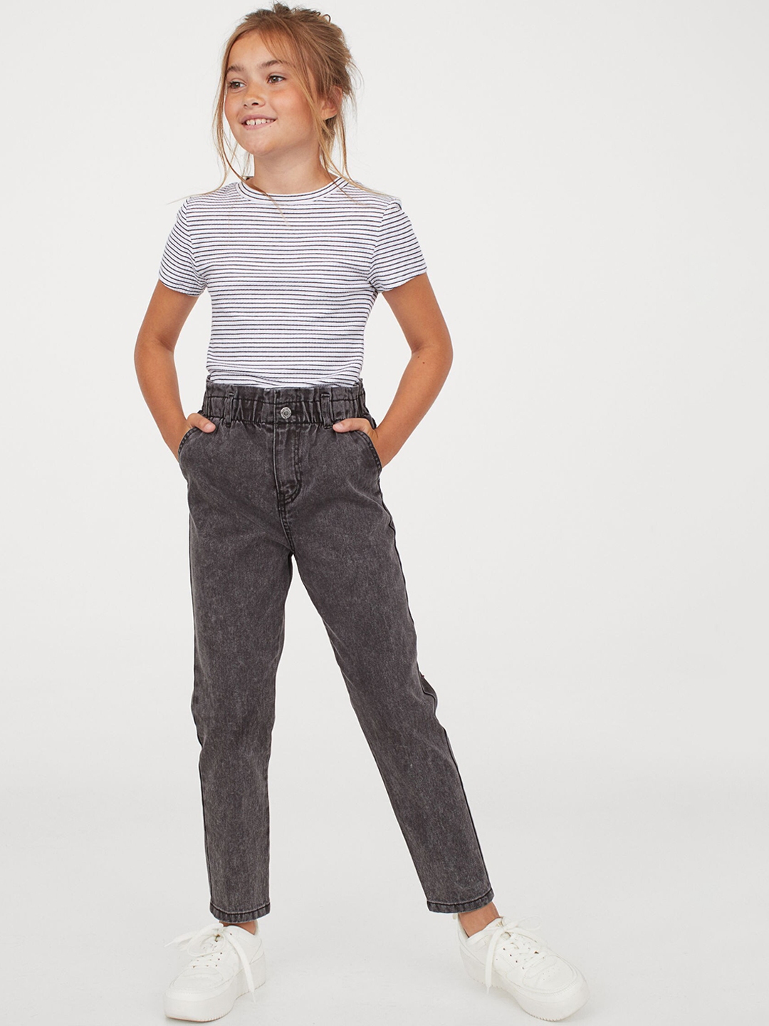 h&m high waist trousers