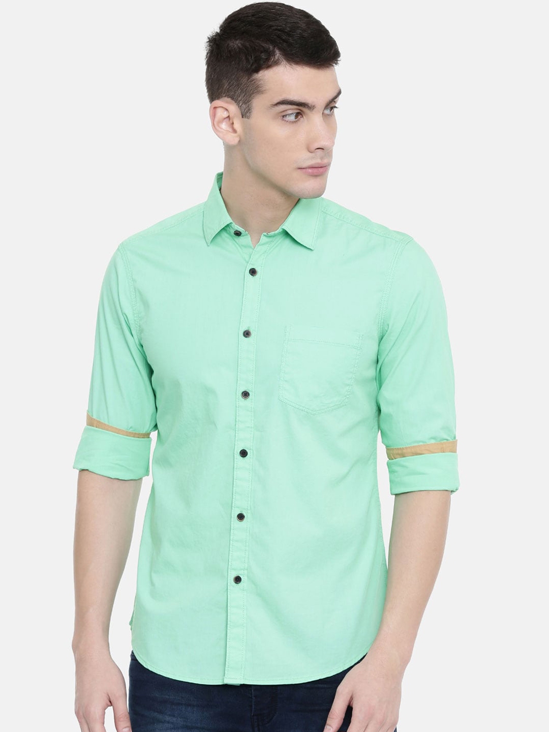 mint green shirt combination