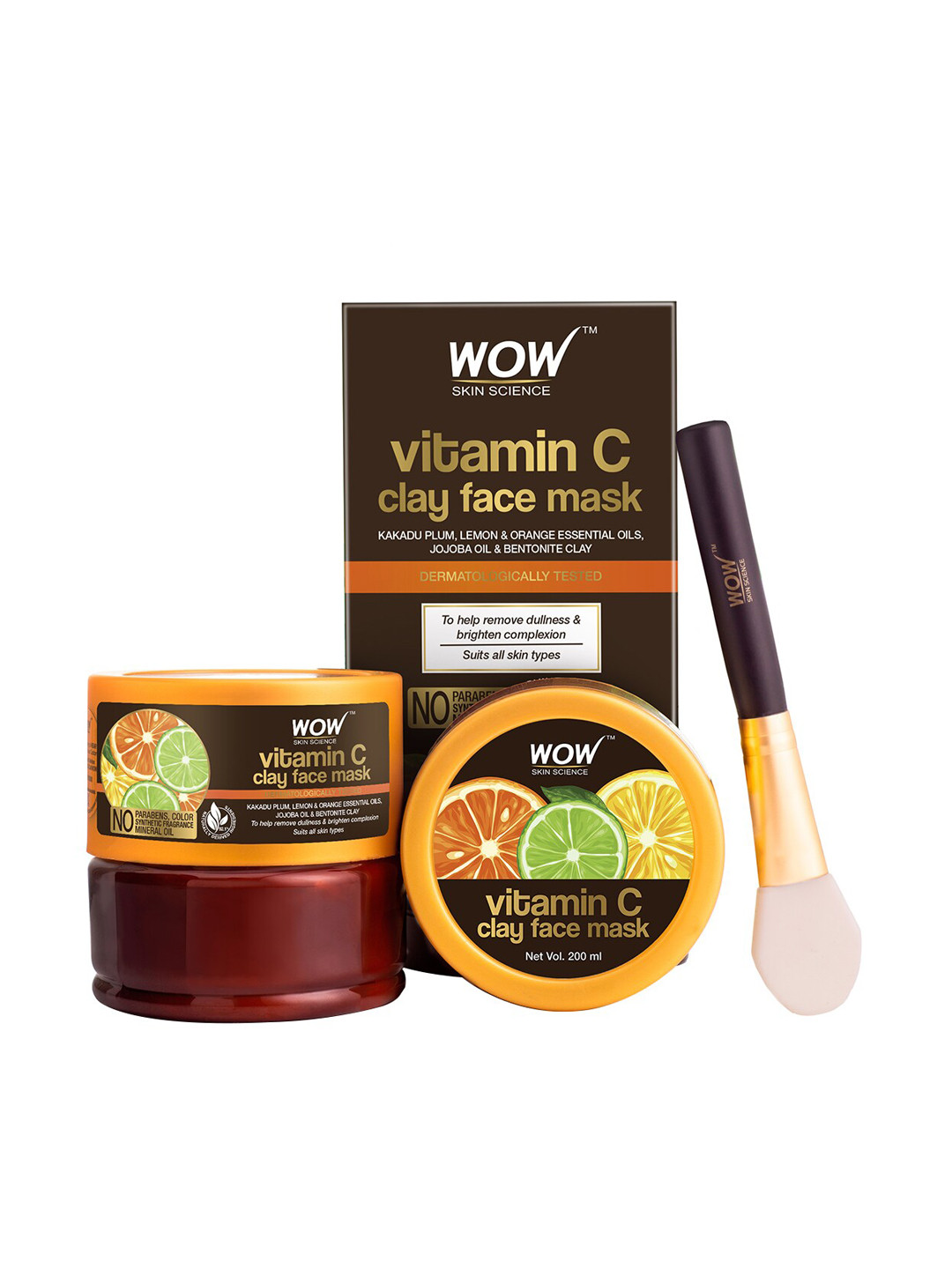 Buy WOW SKIN SCIENCE Vitamin C Glow Clay Face Mask 200 ML Mask And