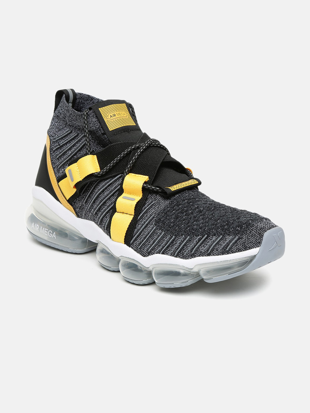 Buy Xtep Men Black Textile High Top Running Shoes Sports Shoes for