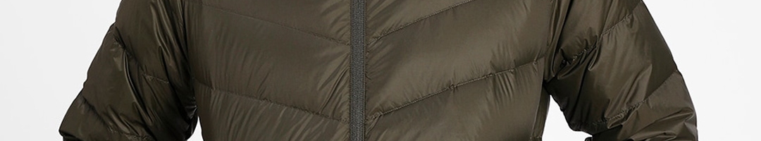 Buy Puma Men Green Solid Padded Jacket - Jackets for Men 12706894 | Myntra