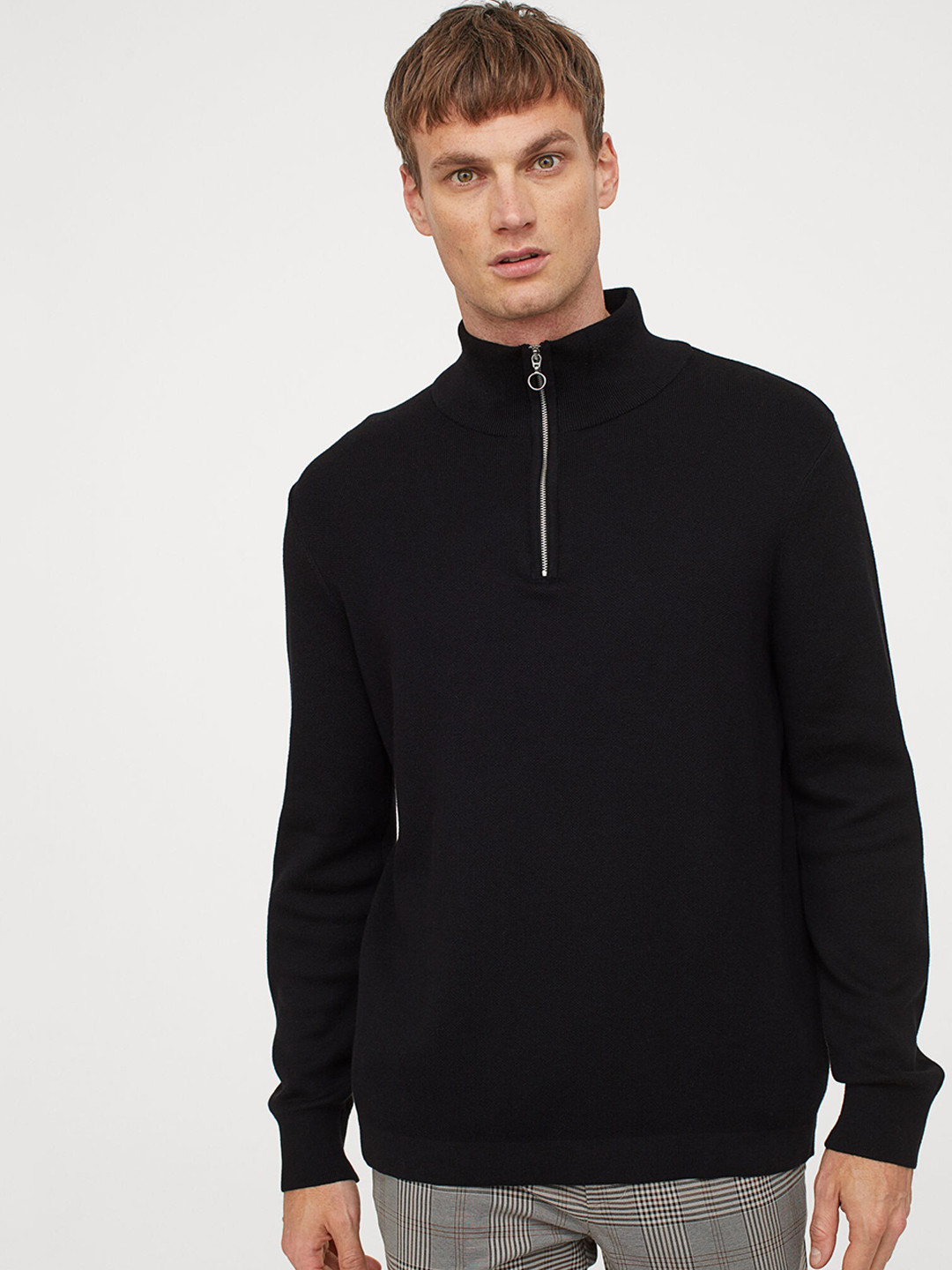 H&m mens black sweatshirt Clearance
