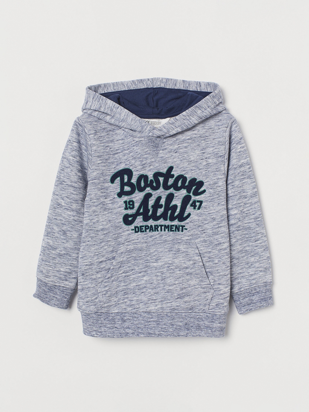 Buy H&M Boys Blue Cotton Blend Hoodie - Sweatshirts for Boys 12868990 | Myntra
