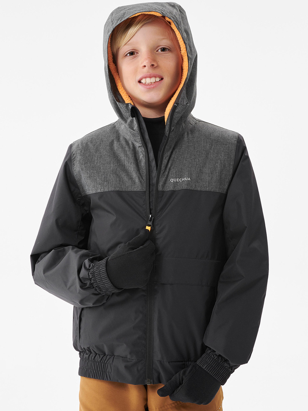 Buy Quechua By Decathlon Kids Black Colourblocked Water Resistant