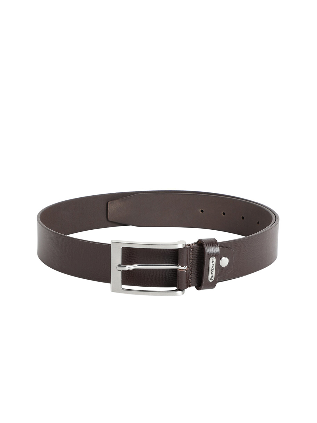 Buy Red Tape Men Brown Textured Leather Belt Belts for Men 12943696