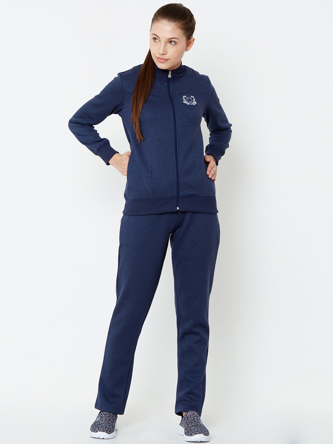 womens navy blue tracksuit