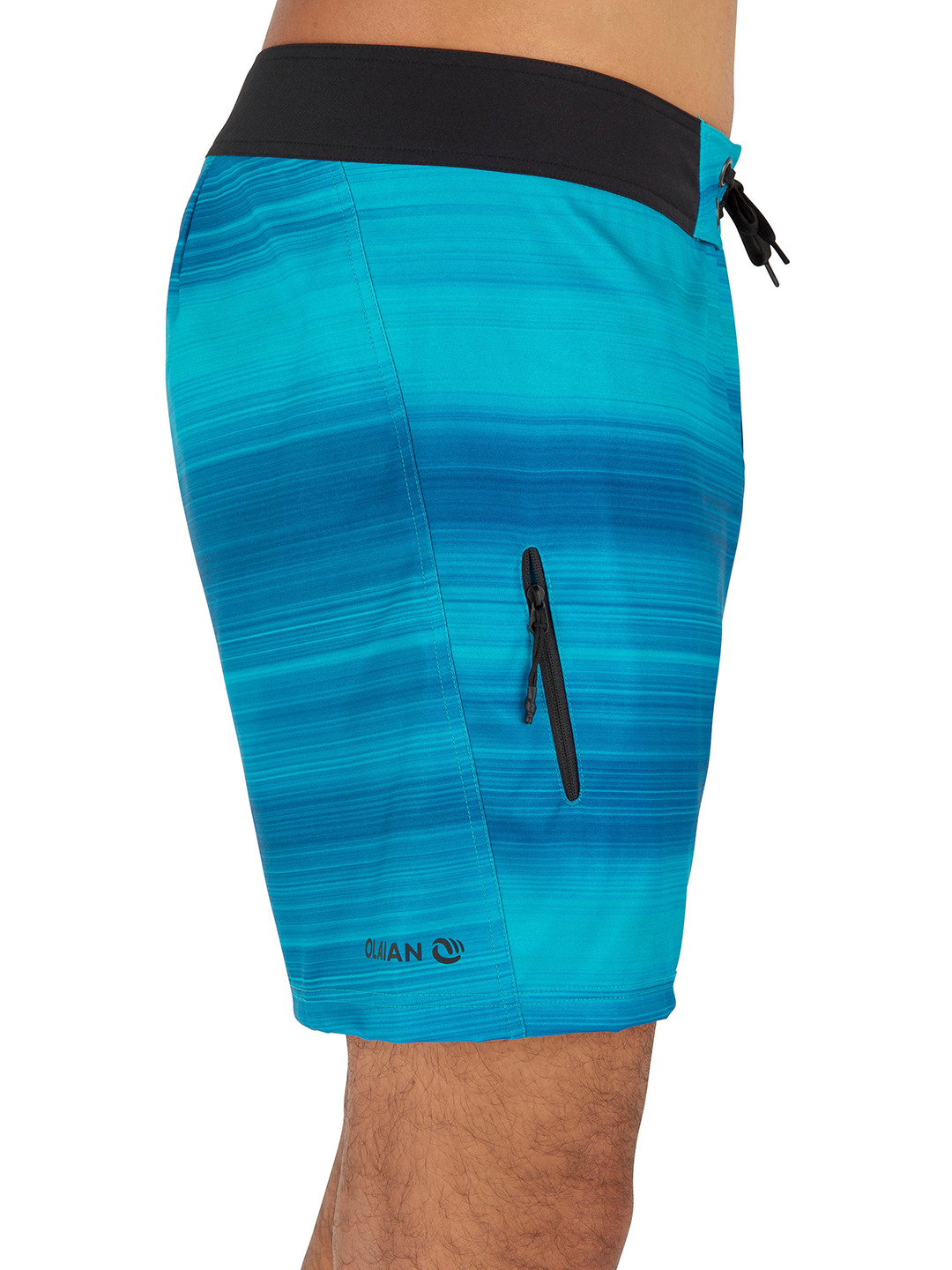 Buy OLAIAN By Decathlon Men Blue Striped Regular Fit Surfing And