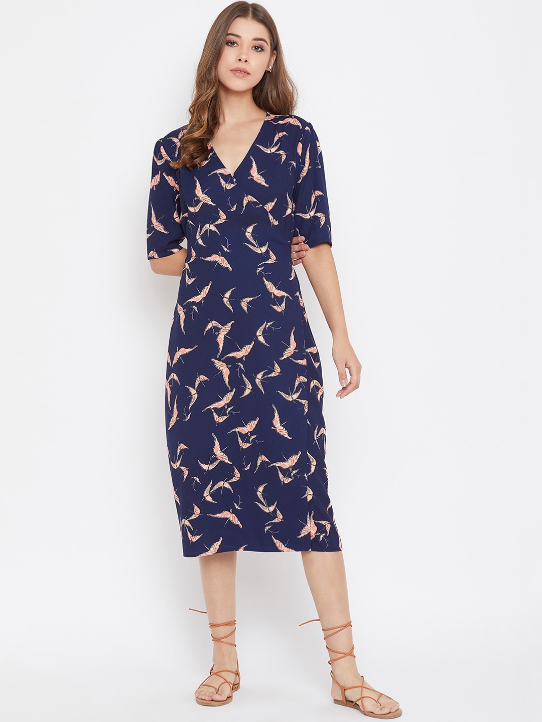 ikat dress myntra