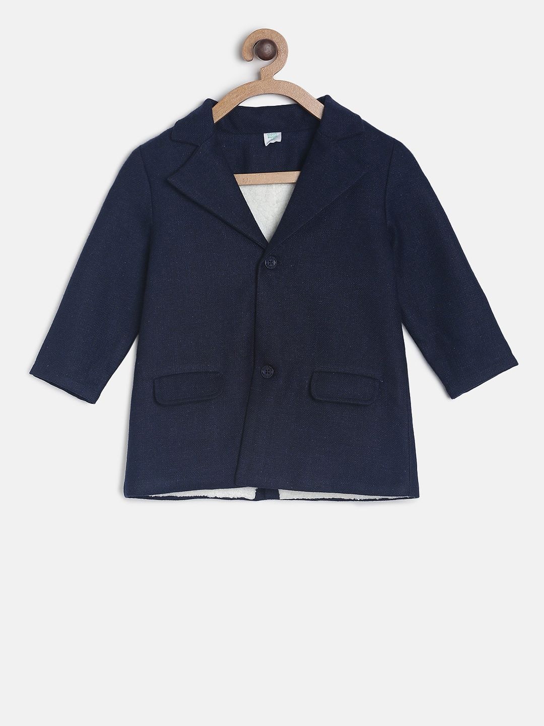 Buy MINI KLUB Boys Navy Blue Solid Tailored Jacket Jackets For Boys infant-s-babinos-kids-clothes-uk