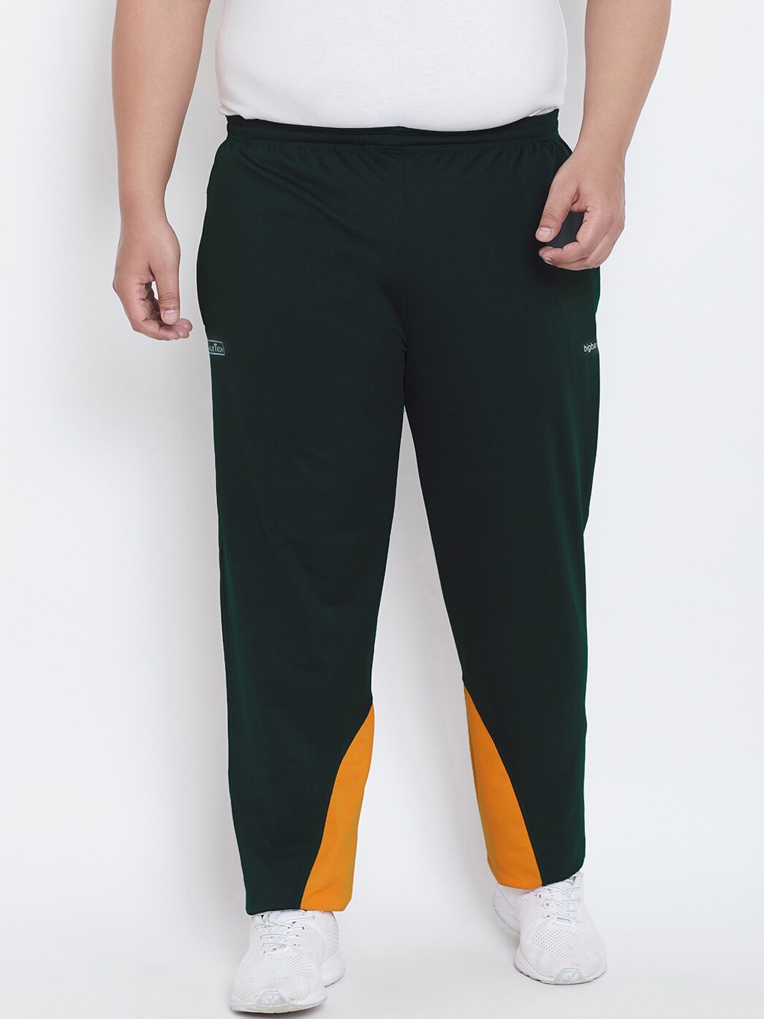 mens orange track pants