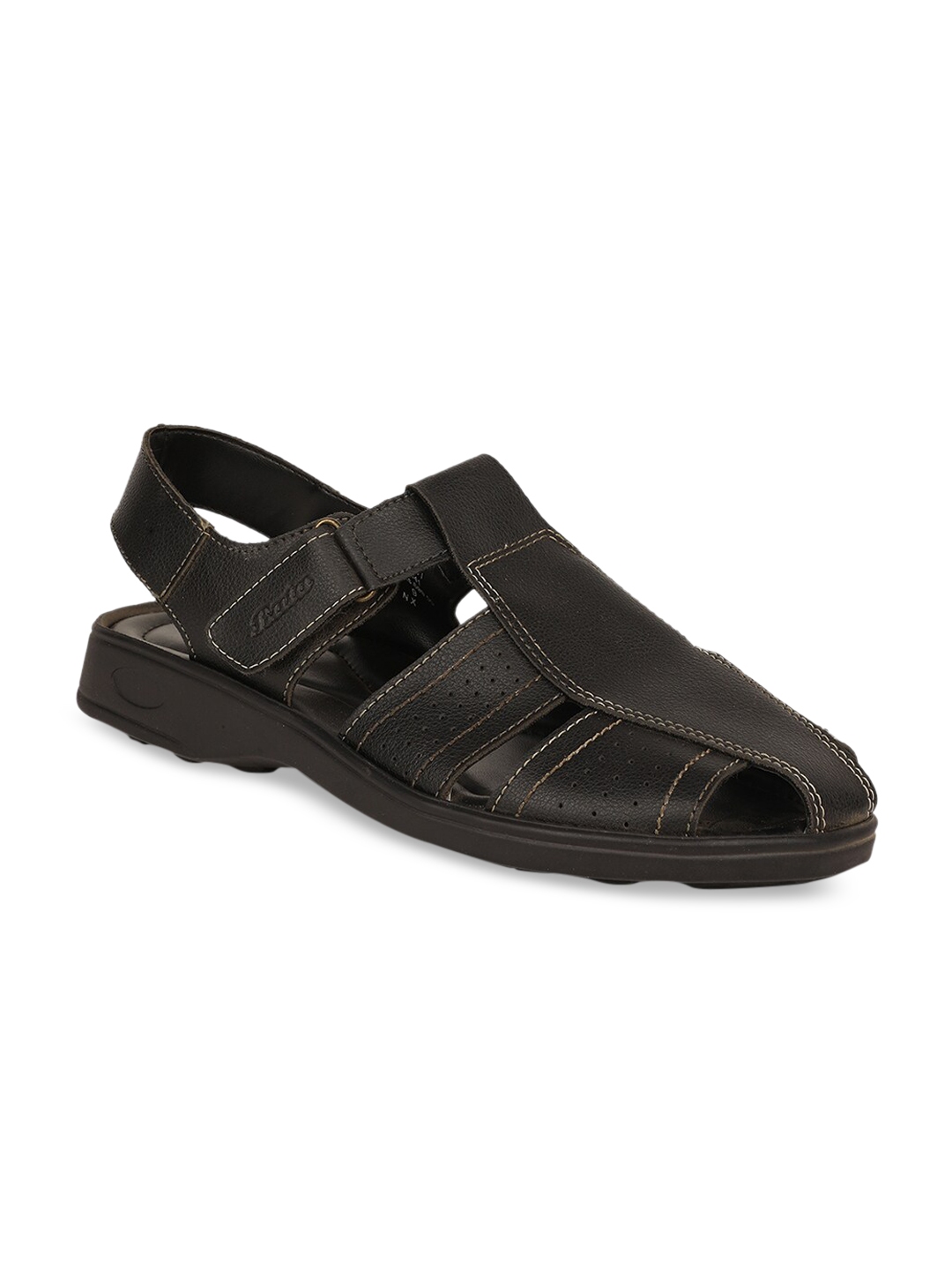 Buy Bata Men Black Fisherman Sandals - Sandals for Men 12983060 | Myntra