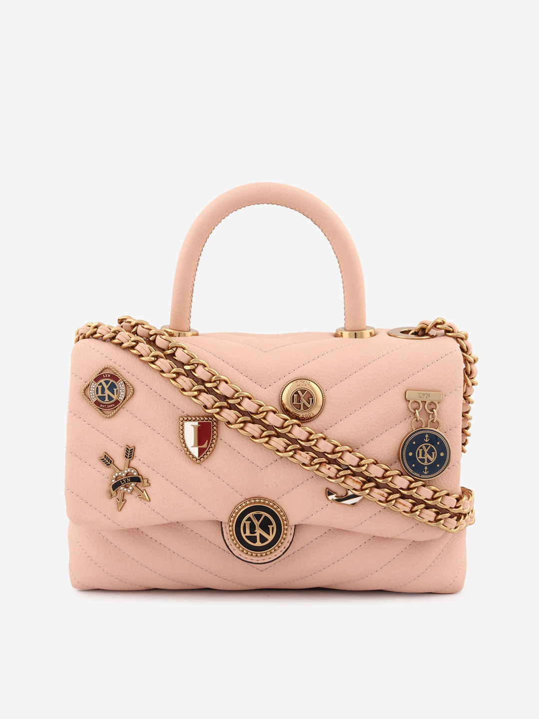 Buy LYN Pink Embellished Sling Bag Handbags for Women 12993298 Myntra