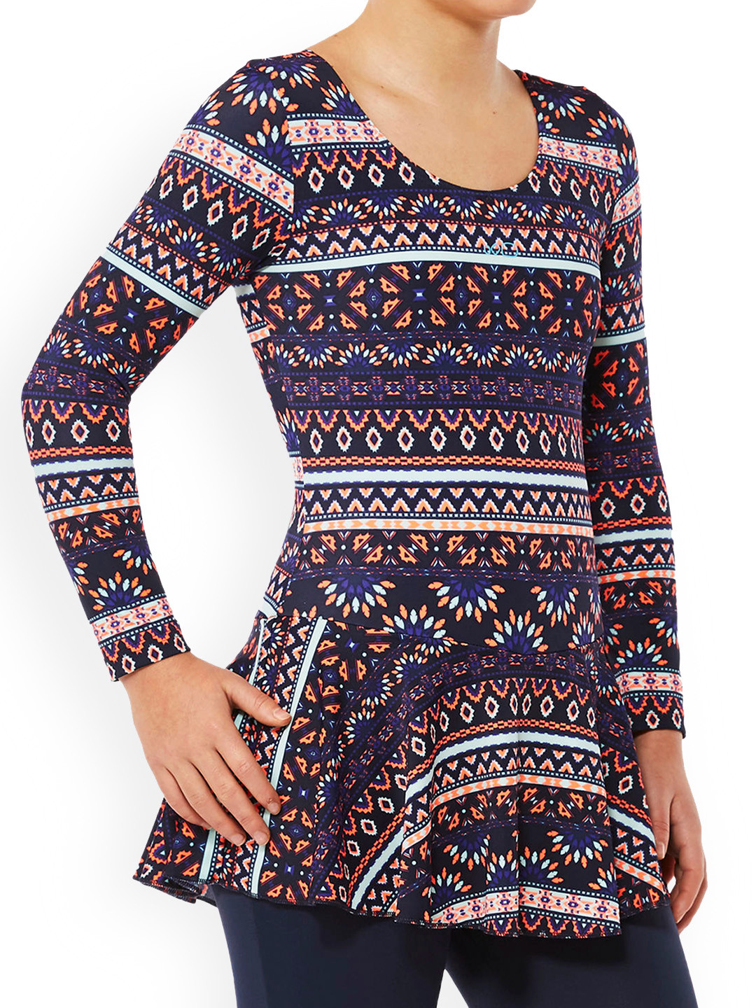 Buy Nabaiji By Decathlon Girls Multi Printed Girl Swimming Costume