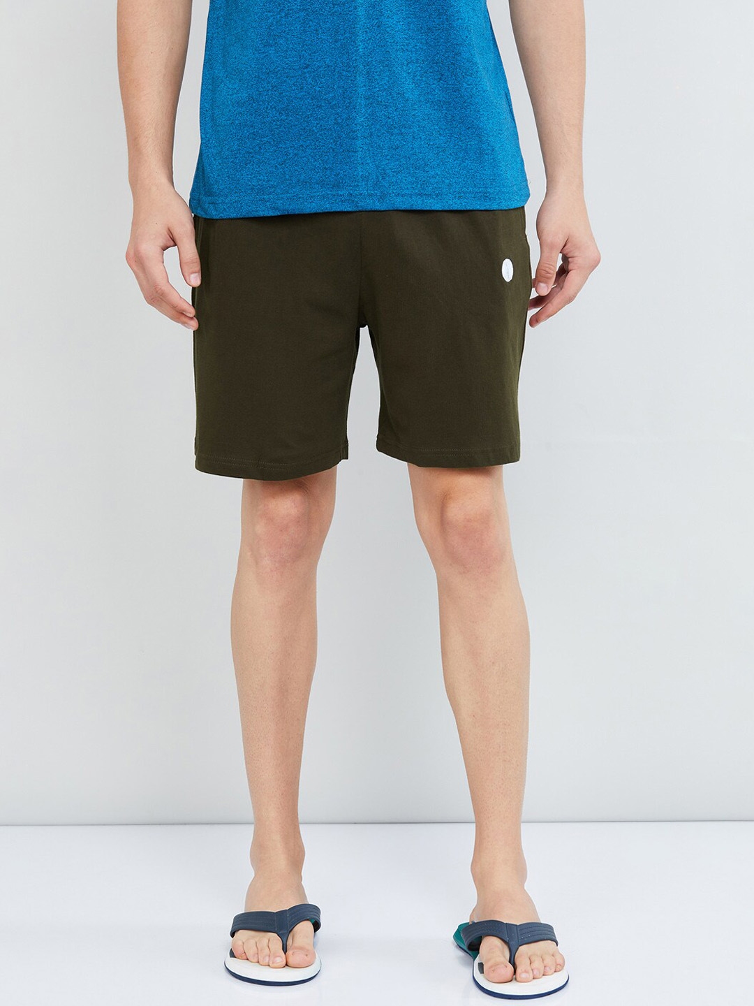 Buy Max Men Green Solid Lounge Shorts - Lounge Shorts for Men 12999232 | Myntra