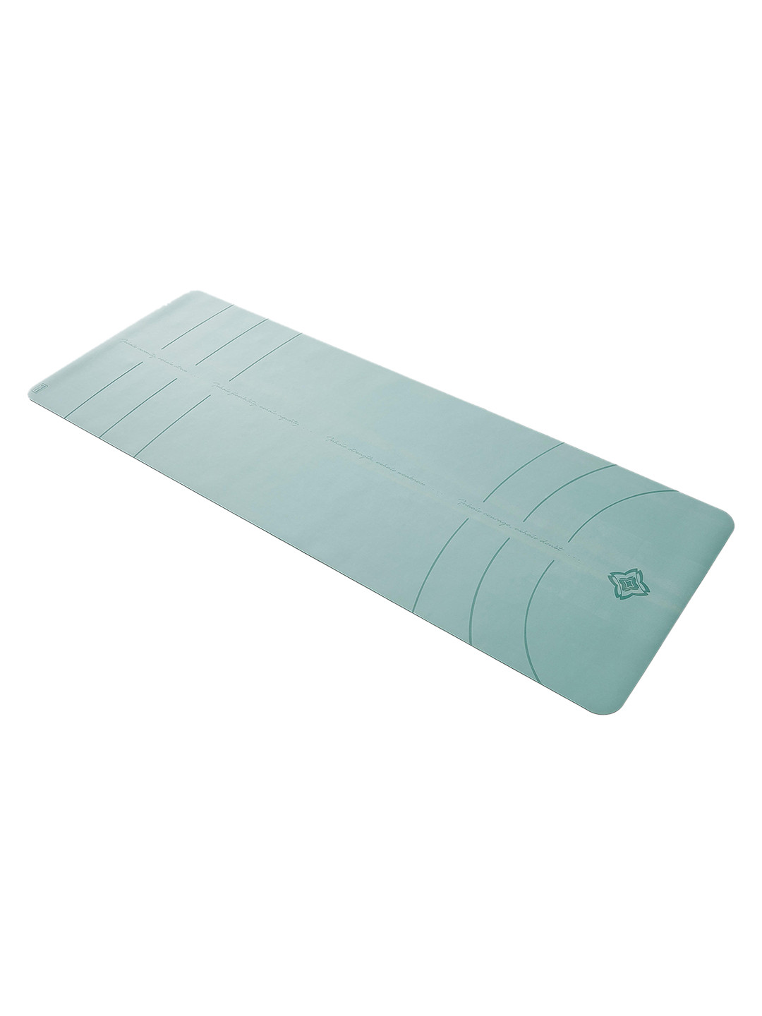 Buy Domyos By Decathlon Unisex Green Solid 3mm Yoga Mat With Strap
