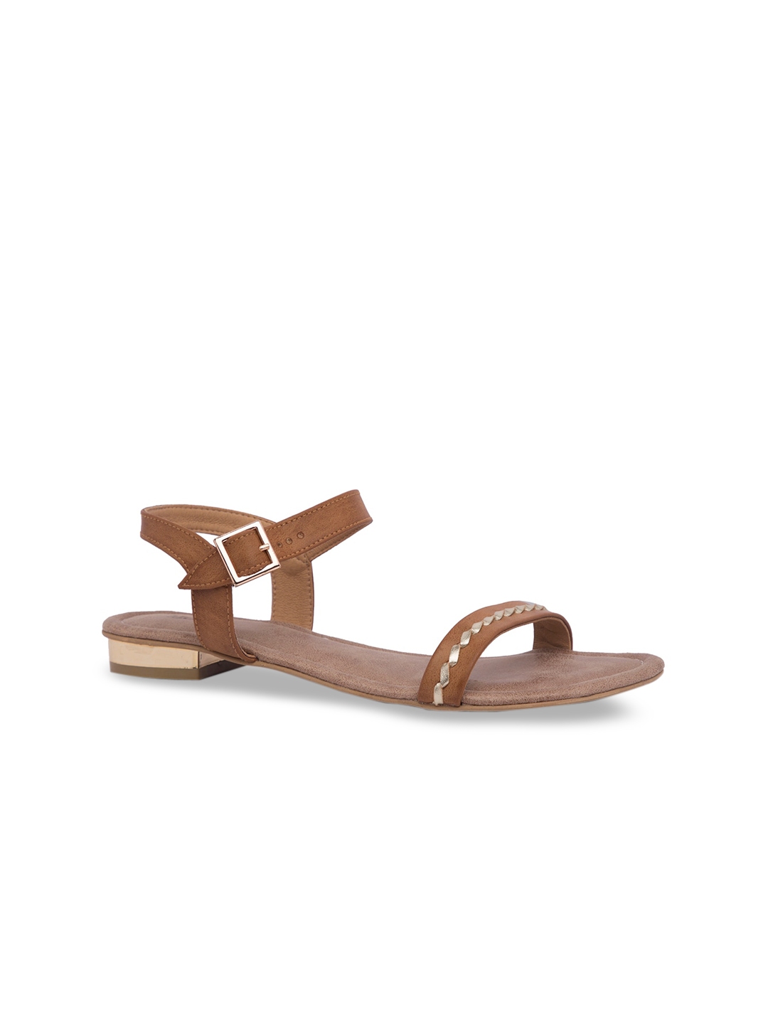 woven open toe flats