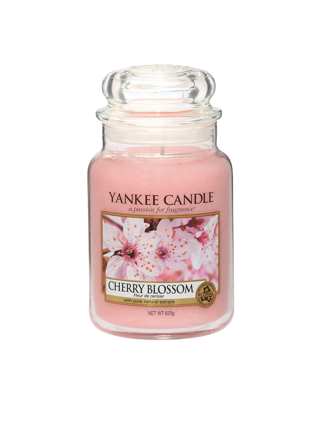 Buy YANKEE CANDLE Pink Yankee Candle Classic Large Jar Cherry Blossom