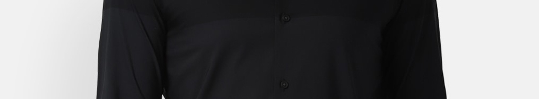 Buy Louis Philippe Sport Men Black Slim Fit Solid Casual Shirt - Shirts ...