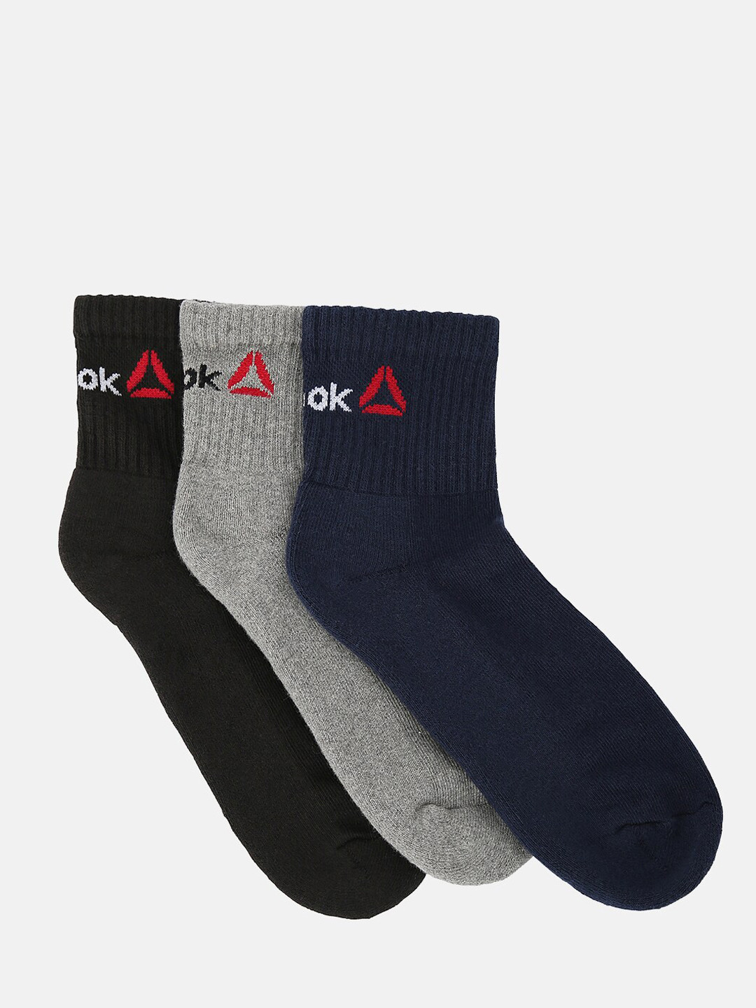 Buy Reebok Men Pack Of 3 Assorted Socks Socks for Men 13069926 Myntra