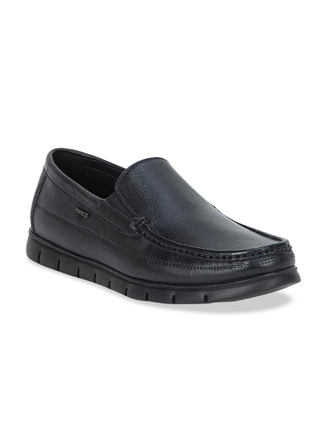 Buy VON WELLX GERMANY Men Black Loafers Casual Shoes for